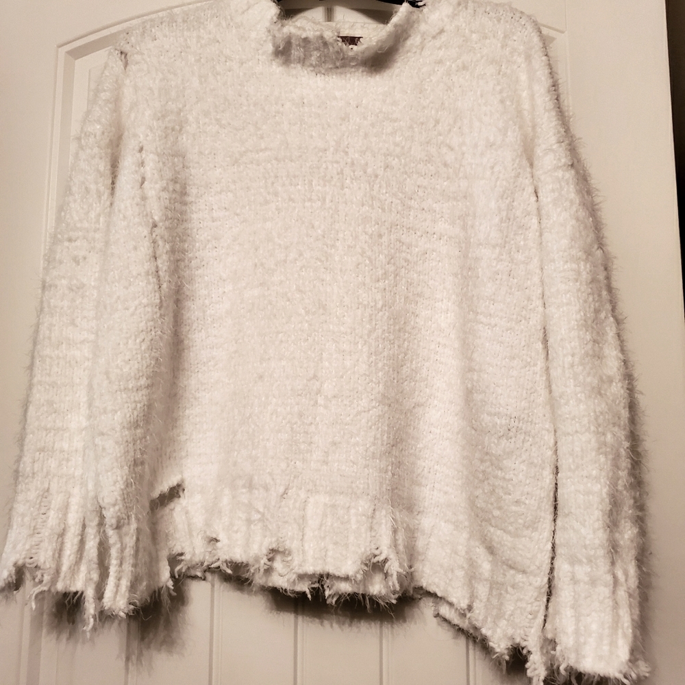 POL distressed sweater